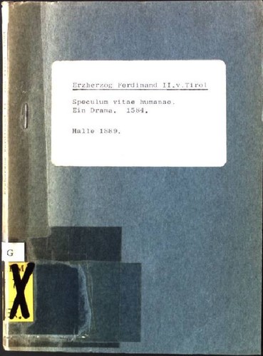 Speculum vitae humanae