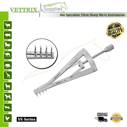 Alm eye speculum 10cm sharp - speculum,