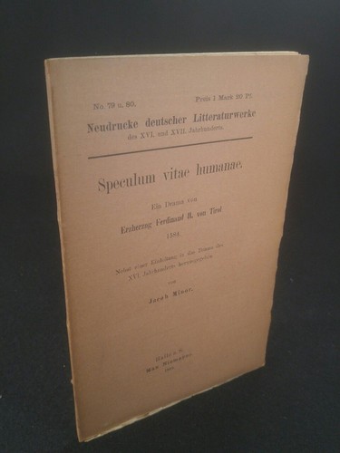 Speculum vitae humanae ein - speculum,
